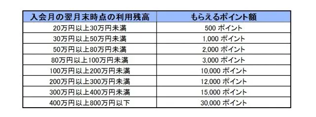 ポイント加算額の基準