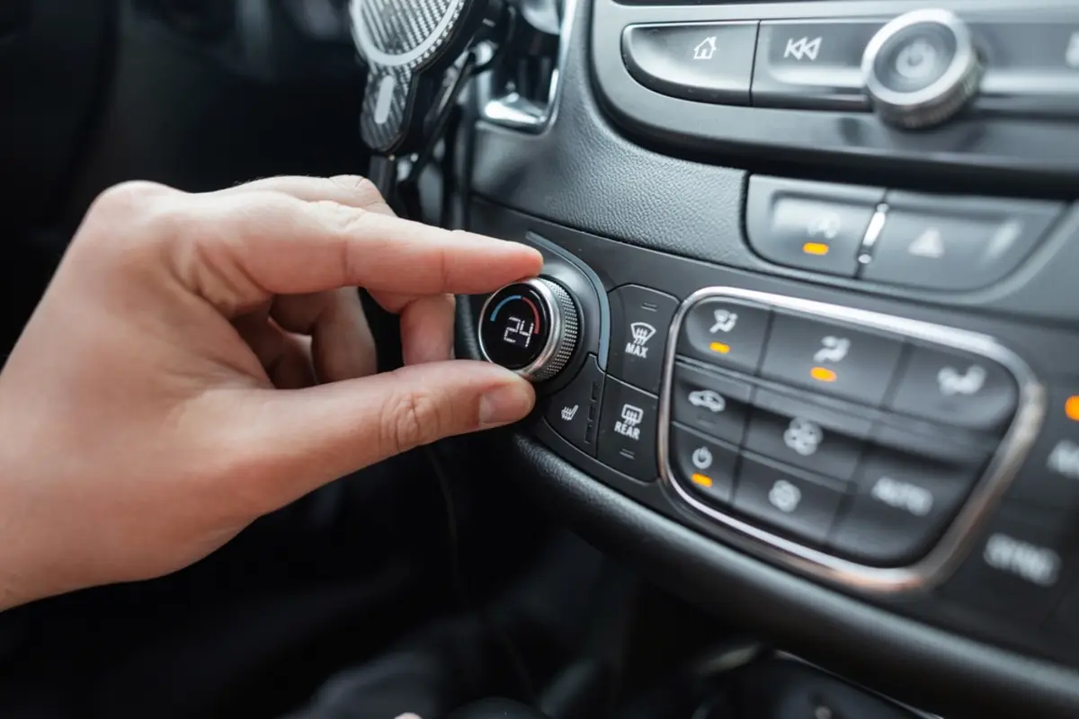 車の換気はどのように行うのが効率的ですか？ エアコンが効いているので、なるべく窓を開けたくありません…。