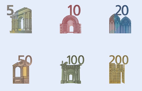 EU 30ユーロ 新デザイン ピン札 ユーロ紙幣 ヨーロッパ お金 1 12-H146 意外ユーロ札を見たわが子が「この橋ってどこにあるの？」と発言